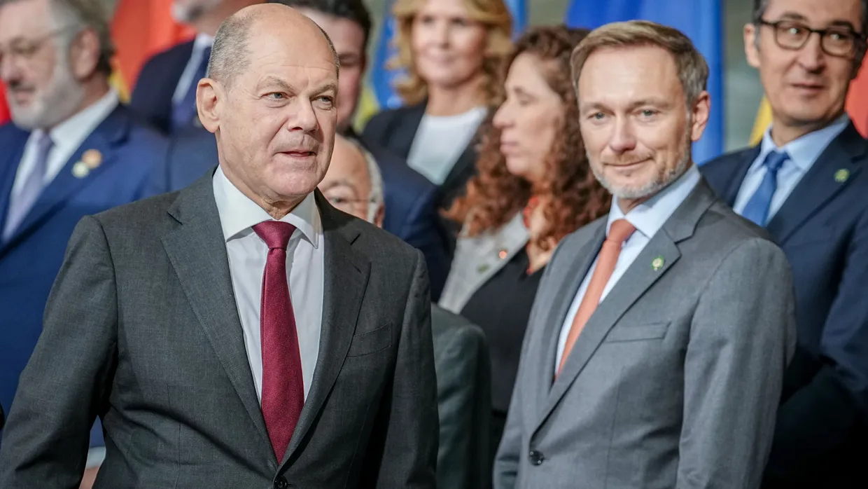 Der Kanzler und sein Kassenwart: Olaf Scholz und Christian Lindner im vergangenen Dezember in Berlin