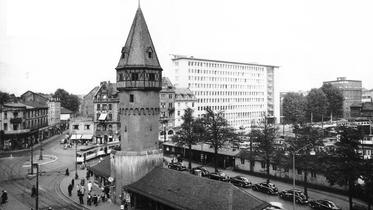 Die Bockenheimer Warte in den frühen sechziger Jahren