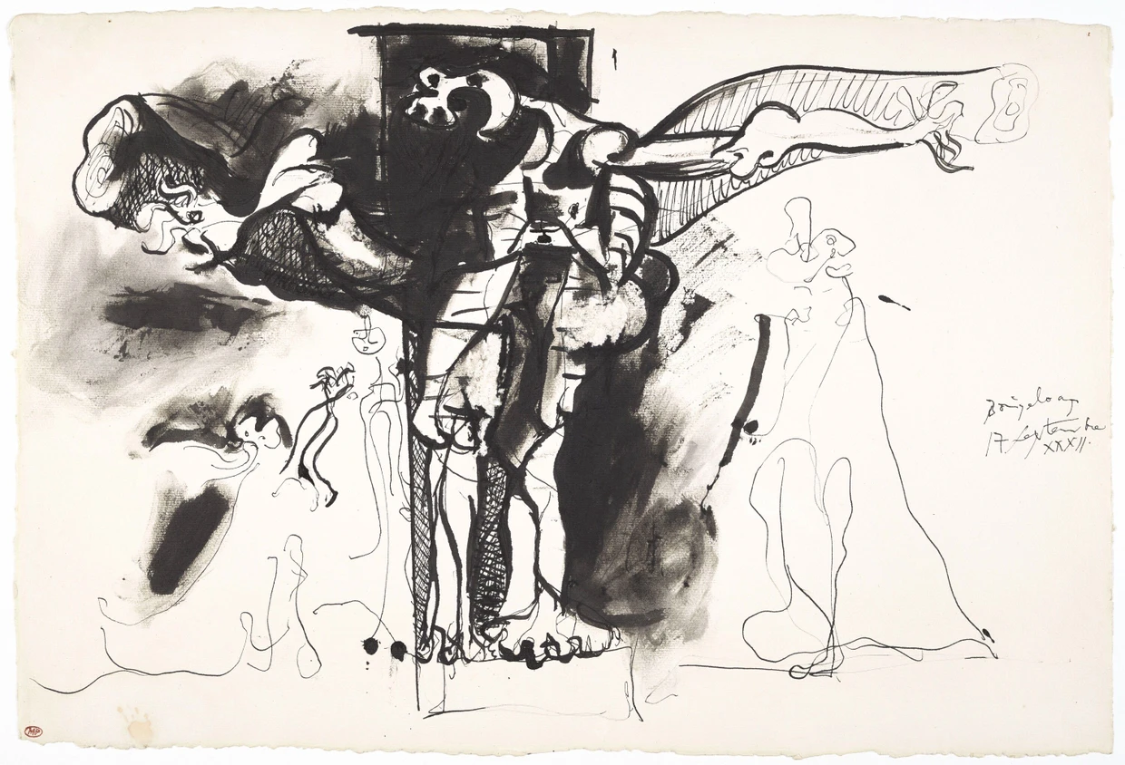 Surreales Knochengeknorpel: Pablo Picassos „Crucifixión“, entstanden in Boisgeloup am 17. September 1932