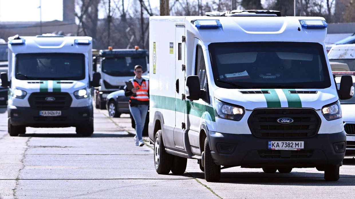 Festgesetzte ukrainische Geldtransporter vergangenen Donnerstag in Budapest
