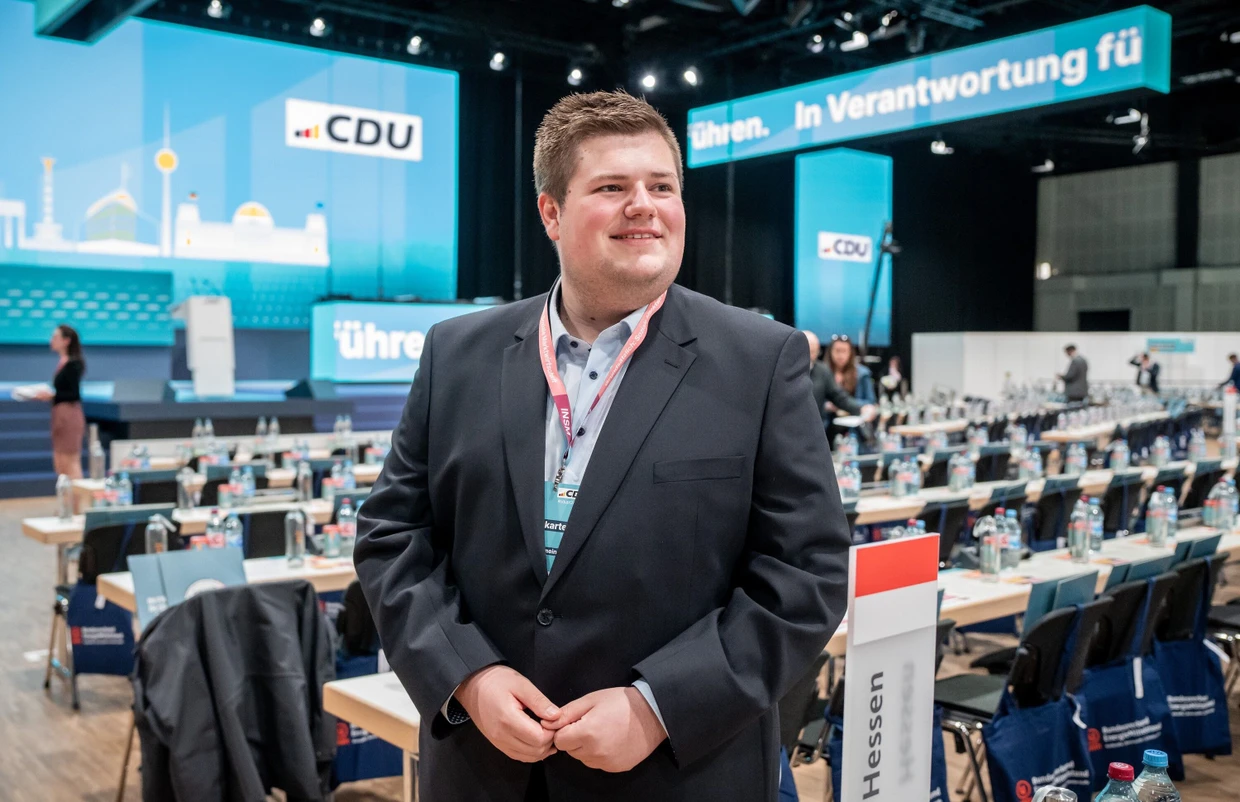 Johannes Volkmann beim Parteitag 2024 in Berlin