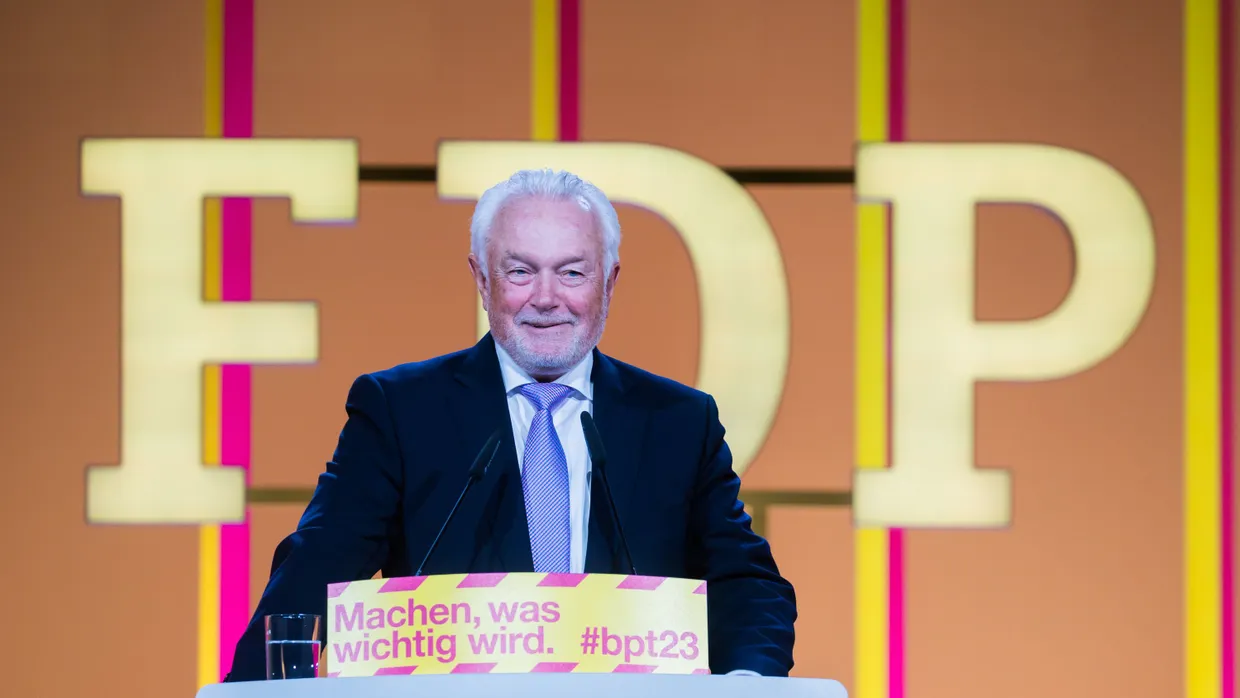 Der stellvertretende FDP-Parteivorsitzende und Bundestagsvizepräsident Wolfgang Kubicki im April in Berlin