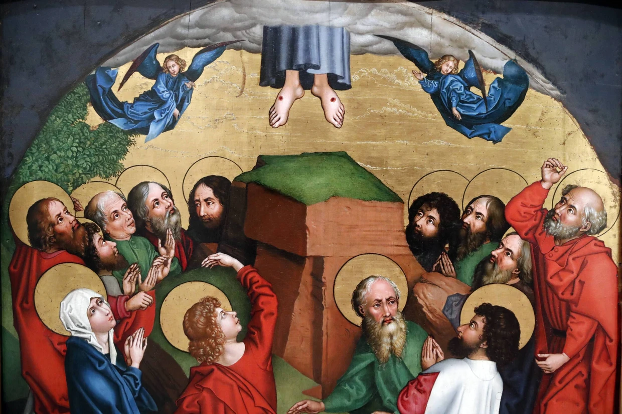 Martin Schongauers Gemälde „Das Fest der Himmelfahrt“ aus dem späten 15. Jahrhundert