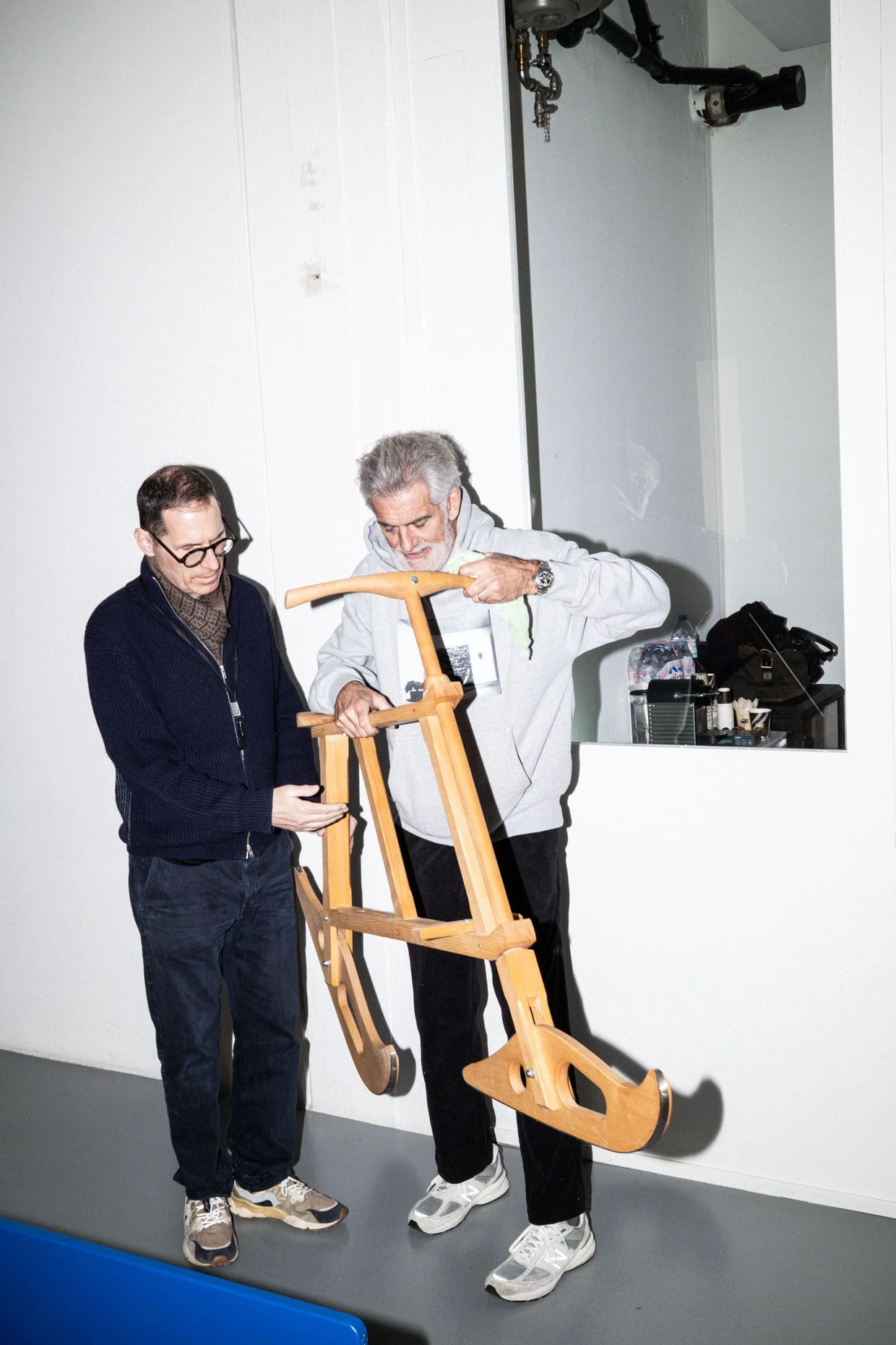 Alfredo Häberli (rechts) mit Jeroen von Rooijen