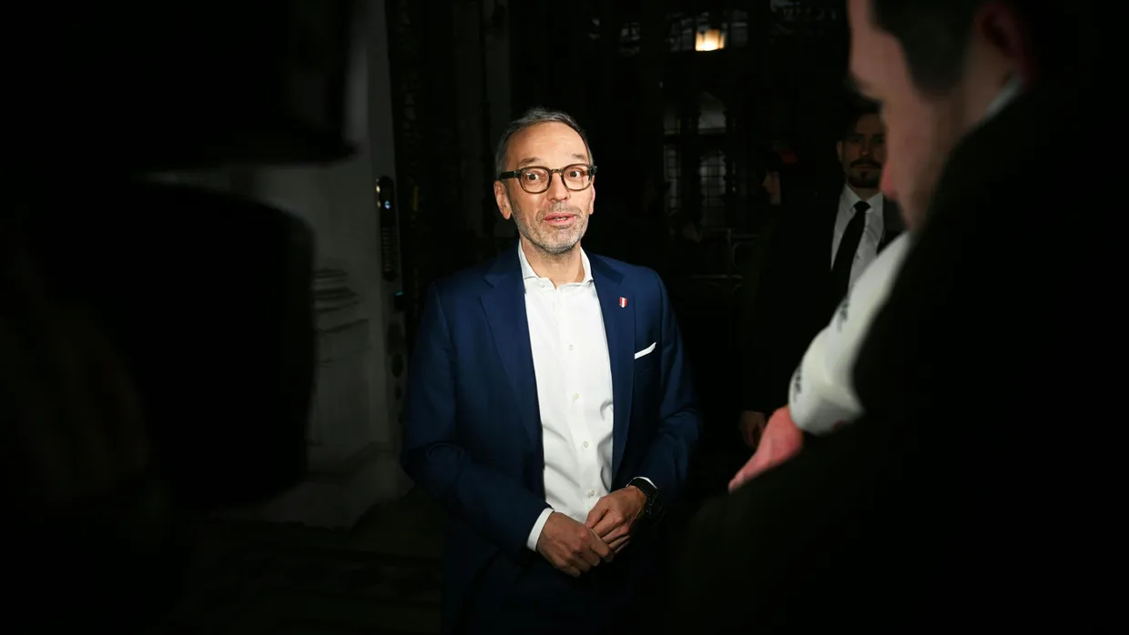 FPÖ-Chef Herbert Kickl am 12. Februar in Wien.