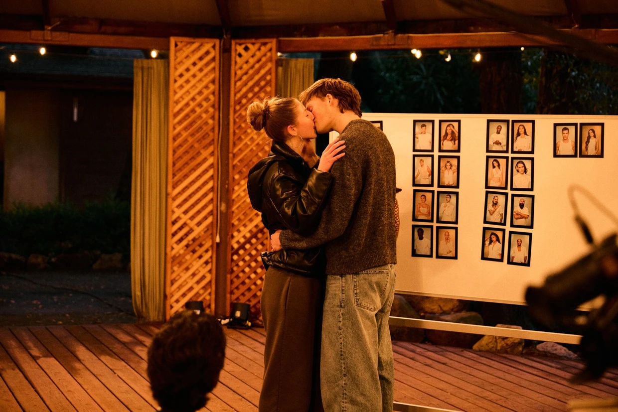 Beim Üben: Lara und Felix