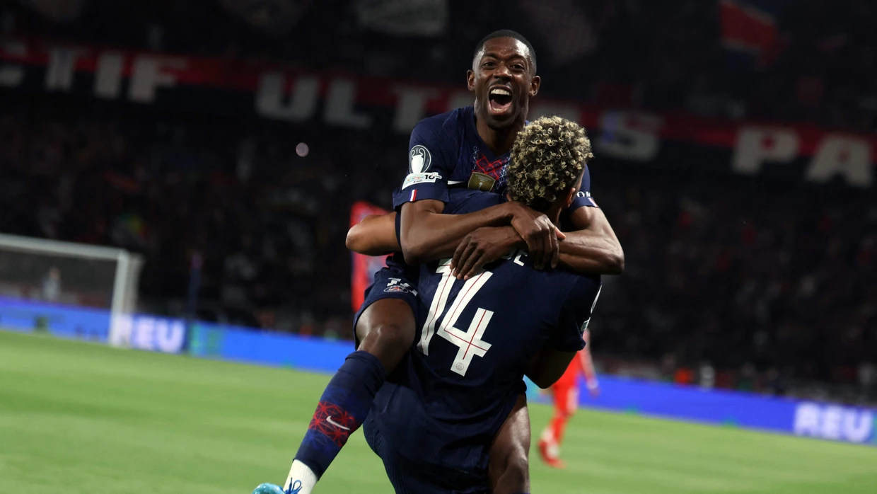 Aus dem Häuschen nach PSG-Treffer Nummer 5: Ousmane Dembelé