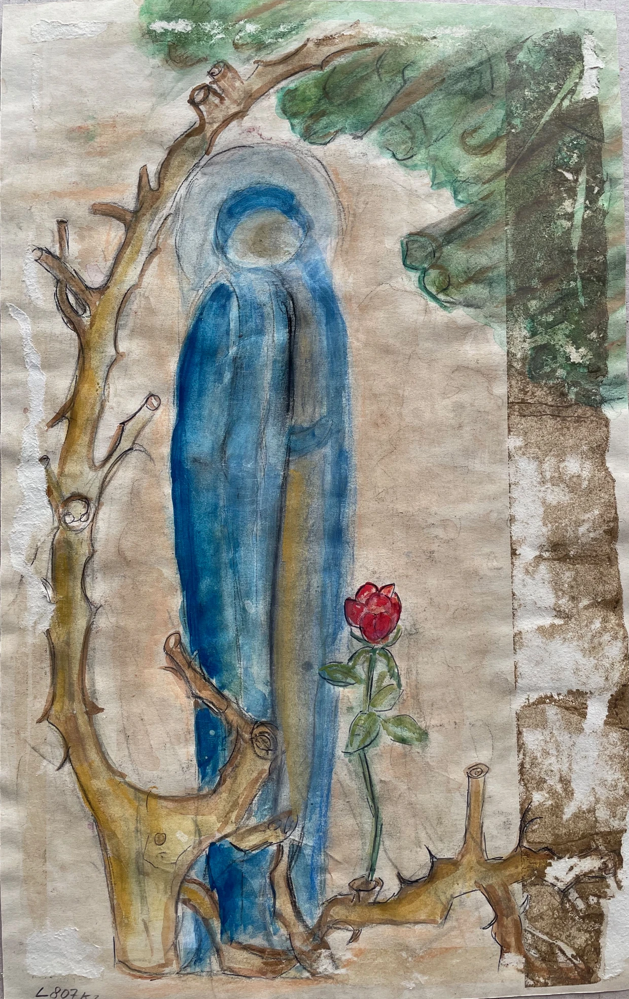 Aus Elly-Viola Nahmmachers Aquarellzeichnungen mit biblischen Motiven