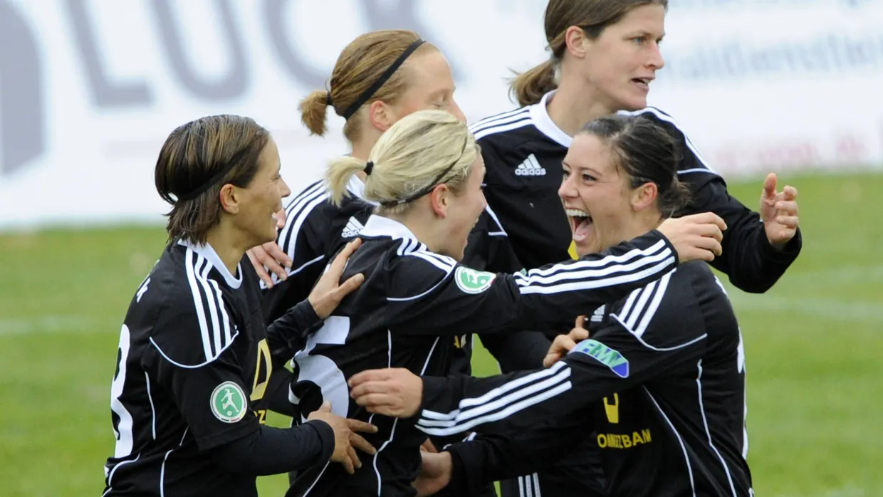 Viel Grund zum Jubeln gab es für den FFC Frankfurt in dieser Saison nicht - am Donnerstag aber könnte doch noch der große Triumph gelingen