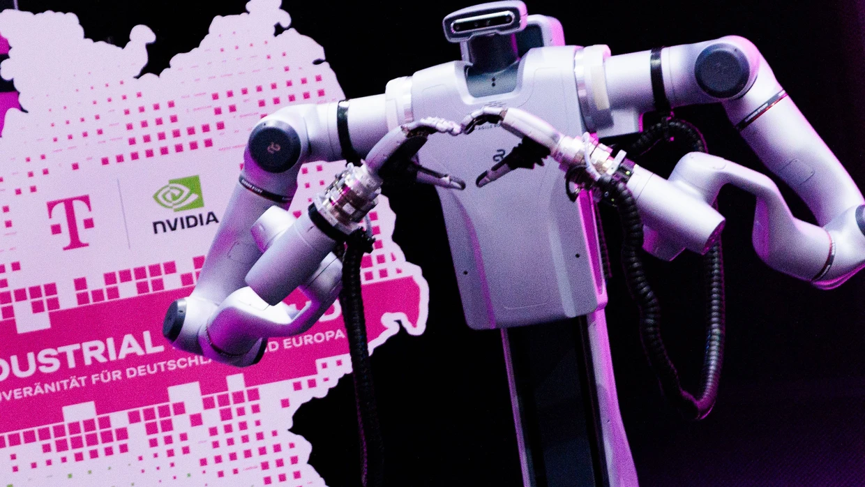 Strategische Kooperation: Die Telekom und Nvidia arbeiten auf dem Feld Künstlicher Intelligenz zusammen.