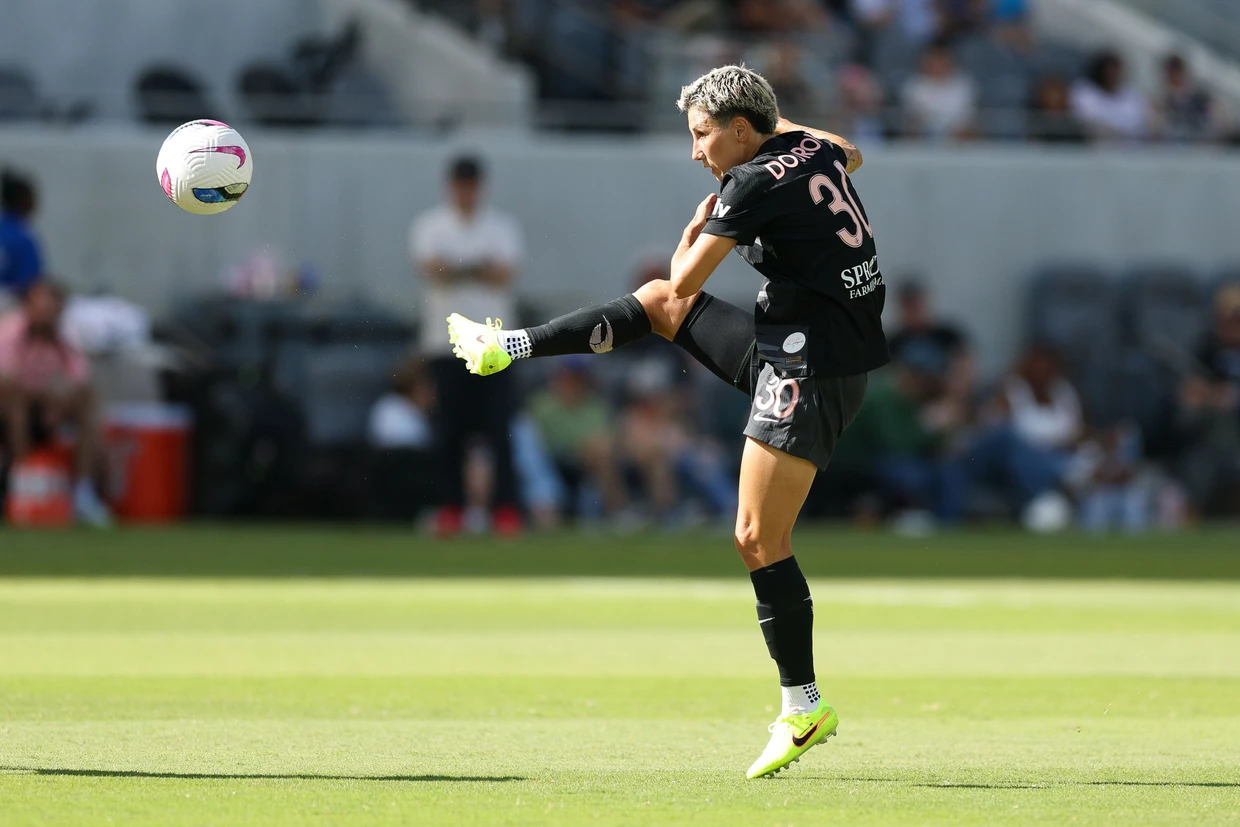 In der NWSL machte Sara Doorsoun acht Spiele für den Angel City FC.