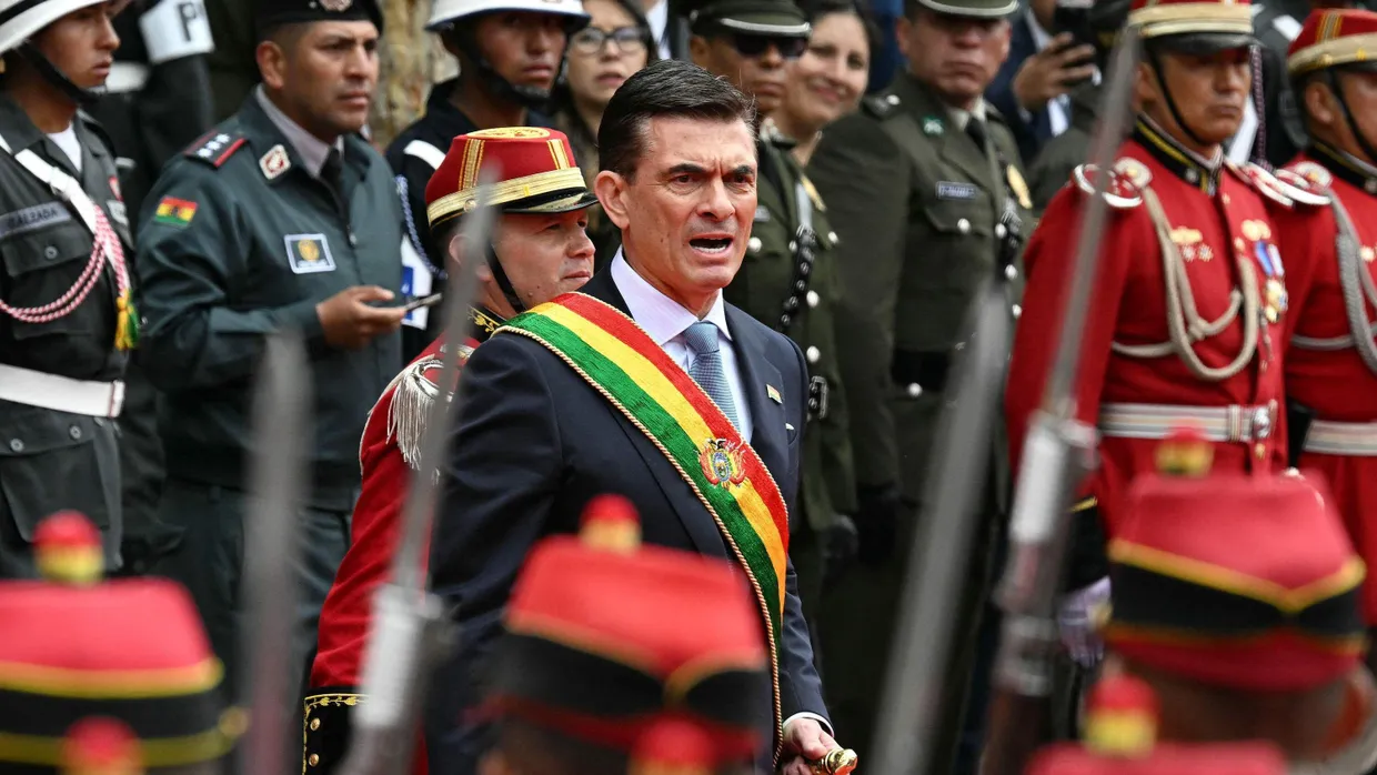 Rodrigo Paz während der Amtseinführung am 8.11.25 in La Paz.