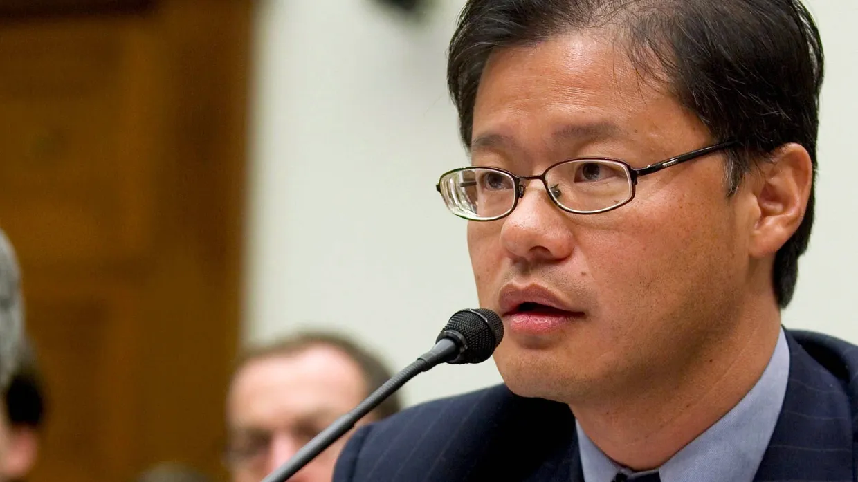 Yahoo-Gründer Jerry Yang bei einer Anhörung des amerikanischen Kongresses im November 2007.