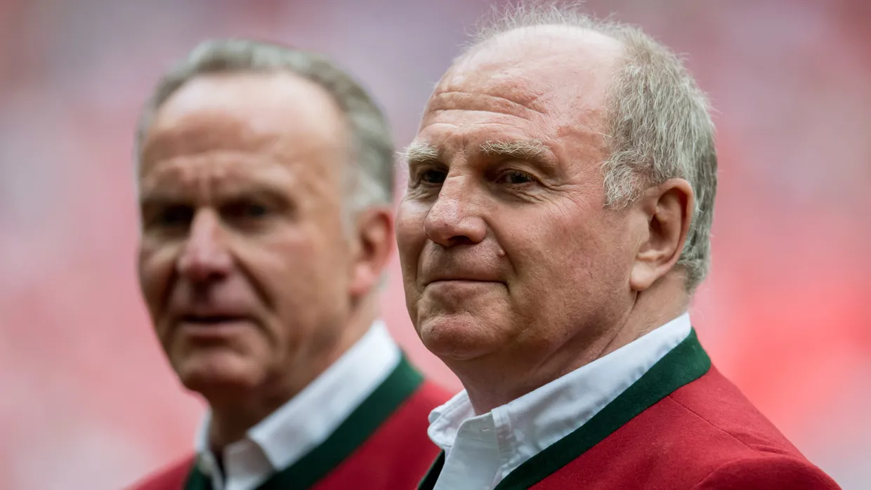 Was für ein Fußballklub will der FC Bayern sein? Karl-Heinz Rummenigge (links) und Uli Hoeneß