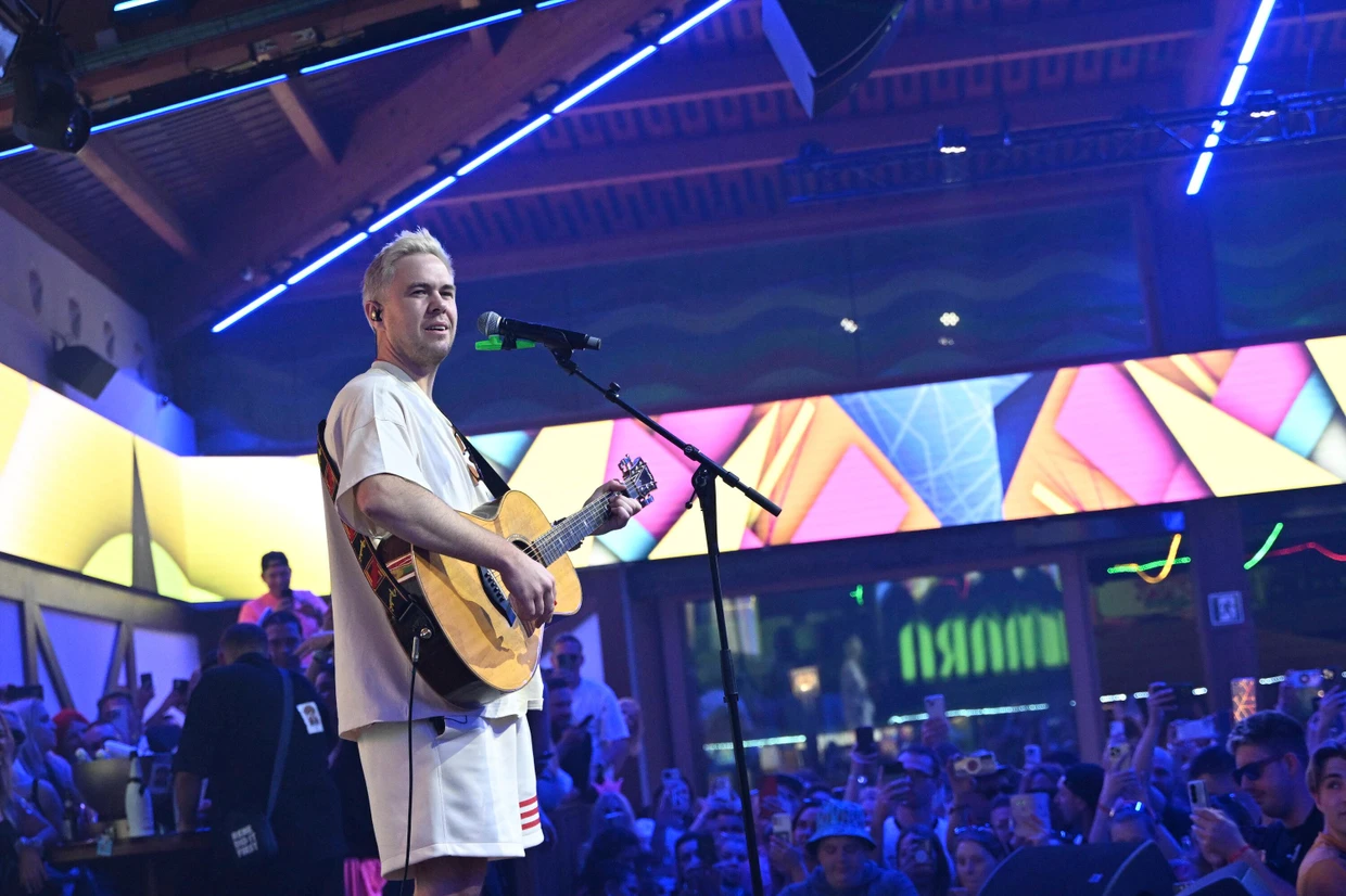 Auch auf Mallorca gefragt: Oimara Ende April m Bierkönig