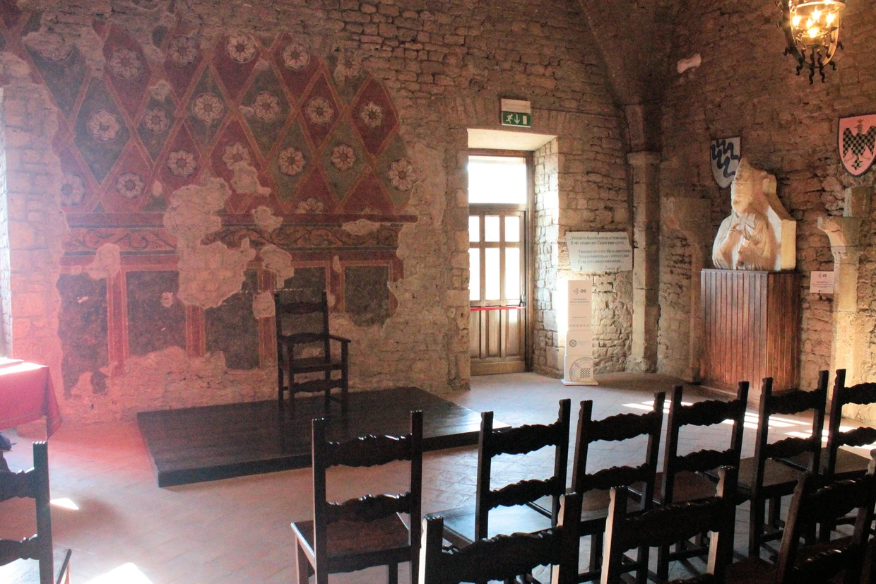  Der sogenannte Saal der Ohrfeige im Palast von Bonifaz VIII. in Anagni