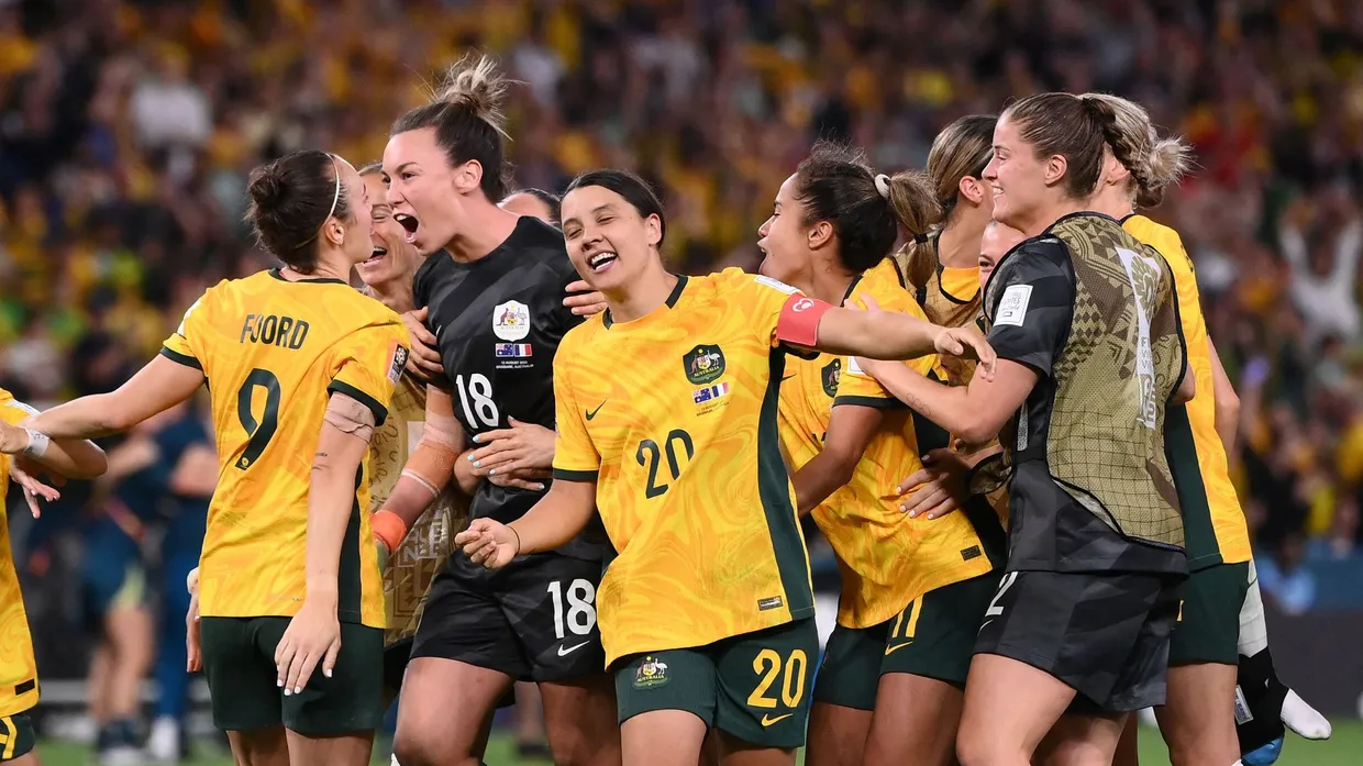 Ausgelassene Freude: Wie weit führt der Weg die „Matildas“ bei dieser WM?
