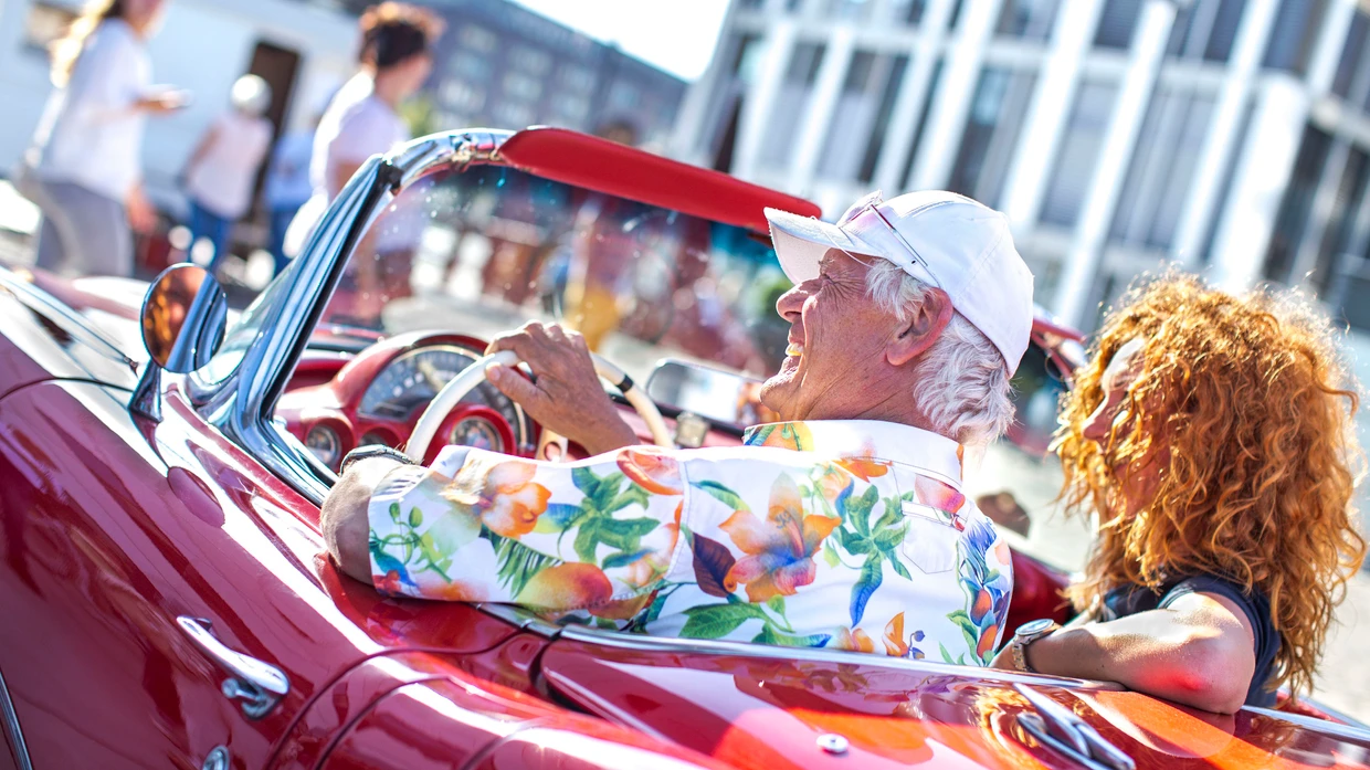Oldtimer-Fan in Köln