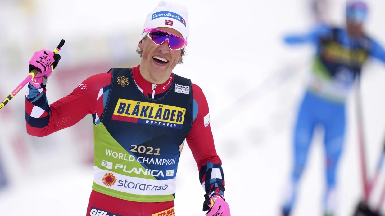 Gibt den Ton an im Langlauf: der Norweger Johannes Kläbo