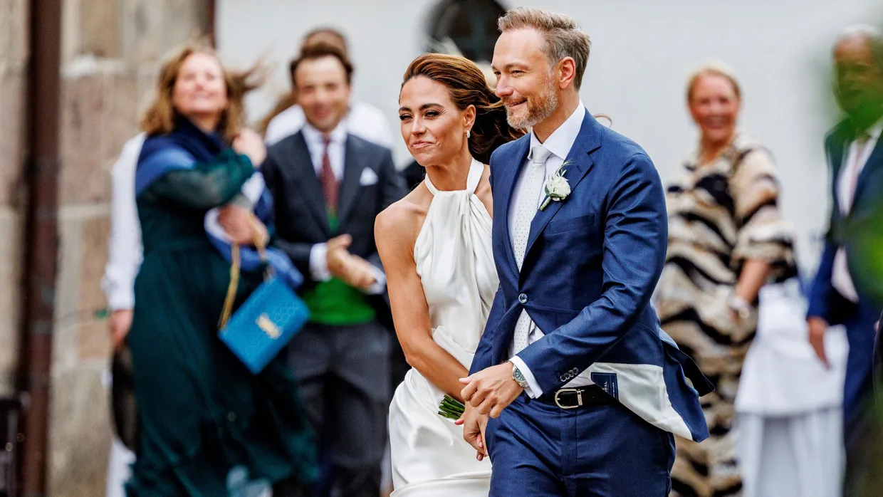 Platz eins bei Hochzeiten in den Google-Trends: Franca Lehfeldt und Christian Lindner.