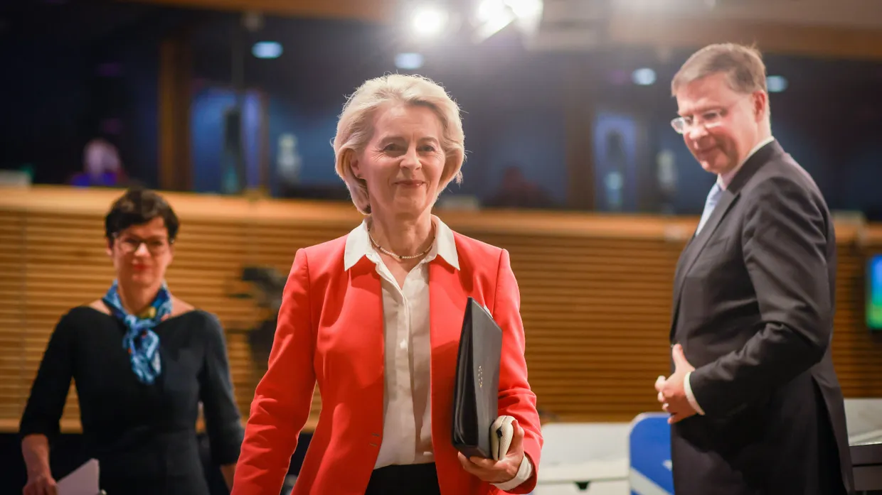 Ursula von der Leyen, Präsidentin der Europäischen Kommission, äußerte sich heute zu der finanziellen Unterstützung der Ukraine.