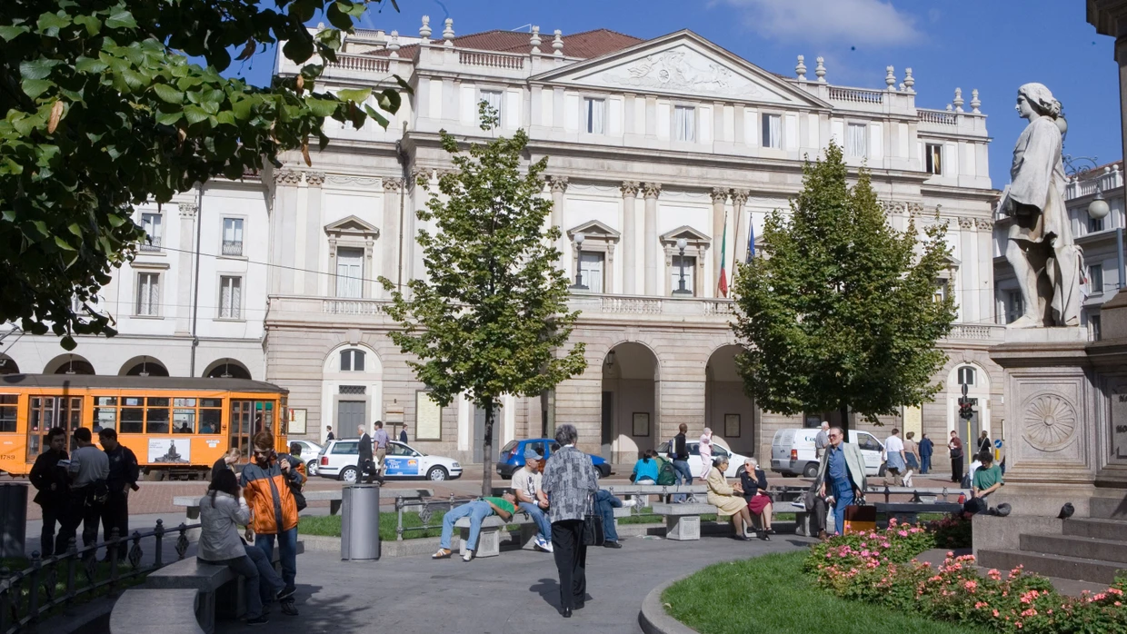 Das Opernhaus Scala in Mailand