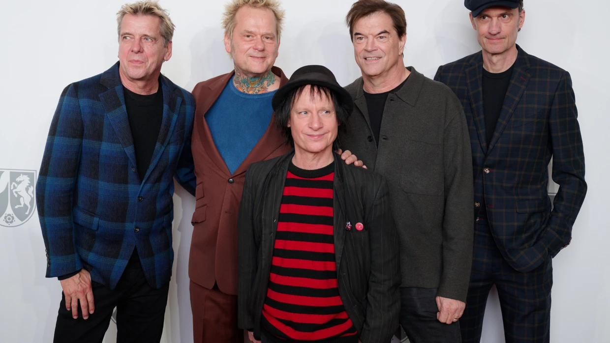 Die Toten Hosen beim Staatspreis in Düsseldorf im November 2025.