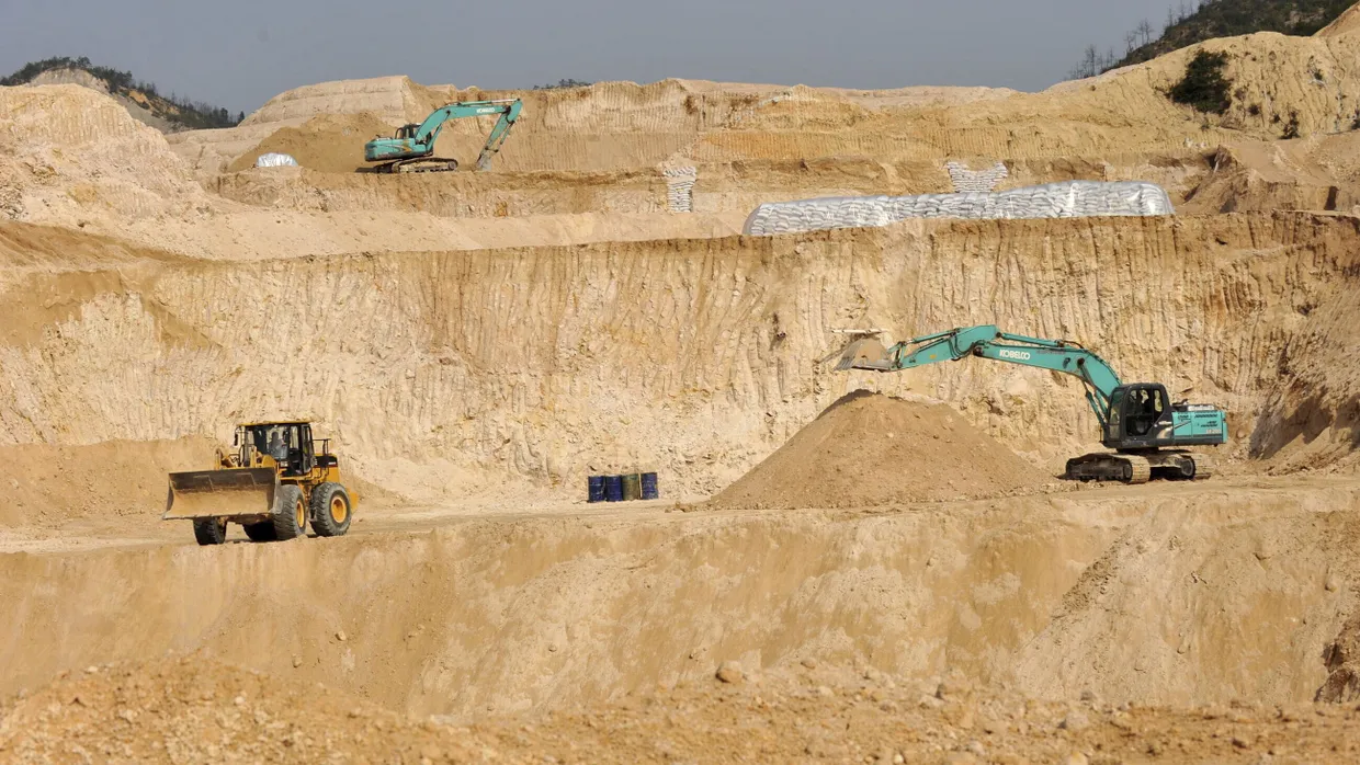 Eine Mine für Seltene Erden in China