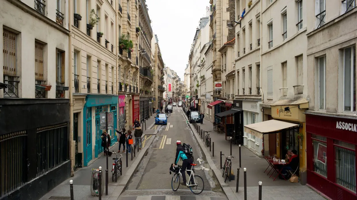 Die Handwerker gingen, die Hipster kommen: Blick in die Rue des Vinaigriers