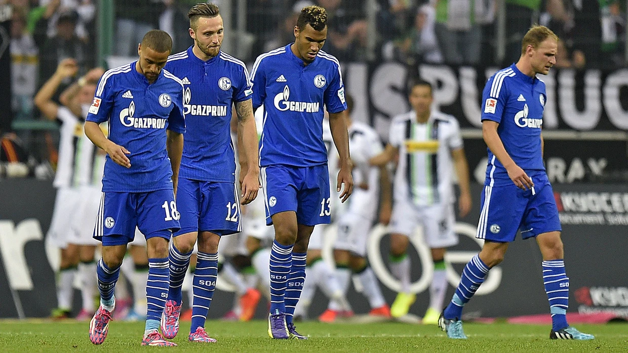 Hängende Köpfe: bei Schalke läuft es derzeit überhaupt nicht