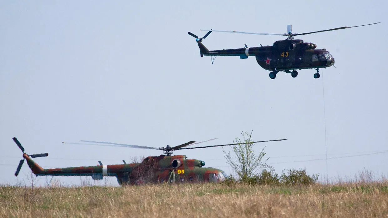 Russisches Militärmanöver bei Rostow am Don, wenige Kilometer von der ukrainischen Grenze entfernt