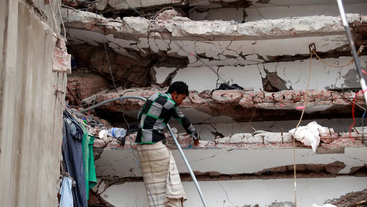 Mehrere hundert Todesopfer gab es als die Fabrik in Bangladesch in sich zusammenstürzte.