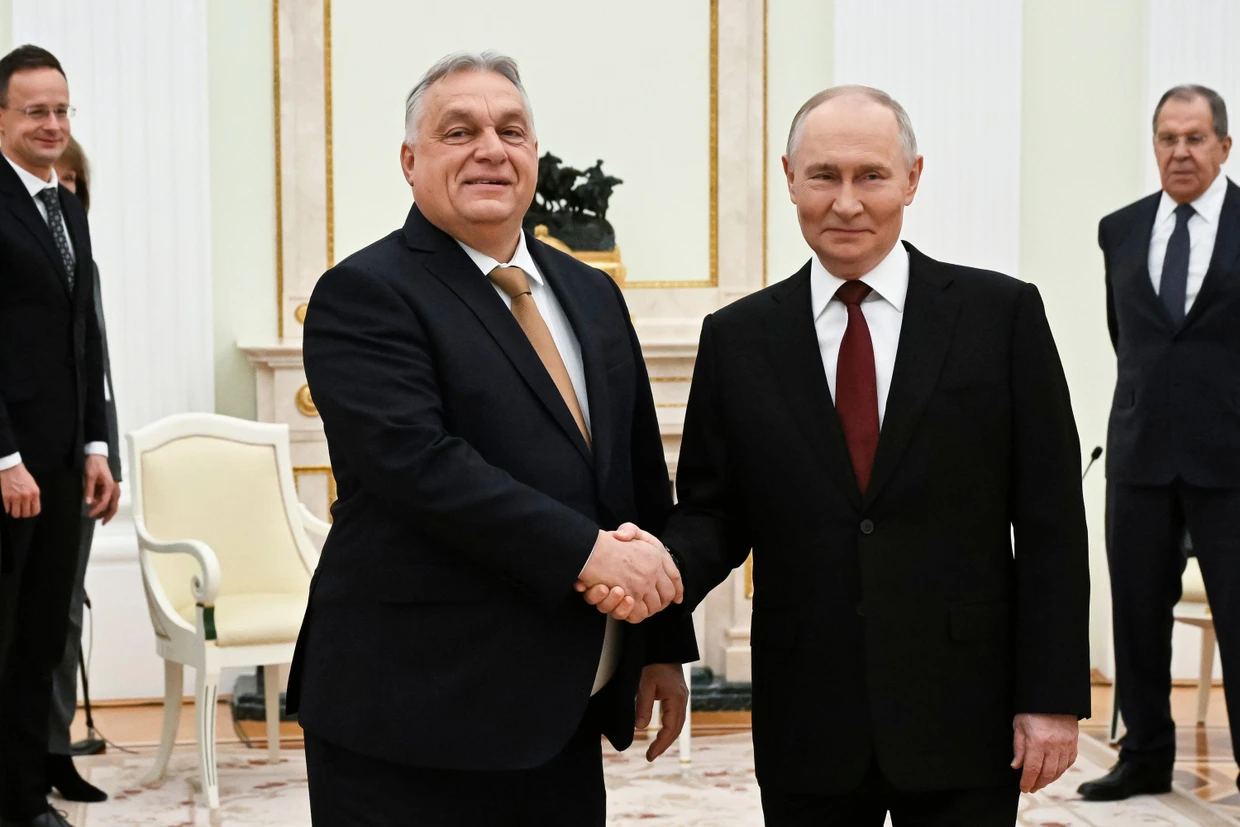 Viktor Orbán Ende November 2025 zu Besuch bei Wladimir Putin in Moskau