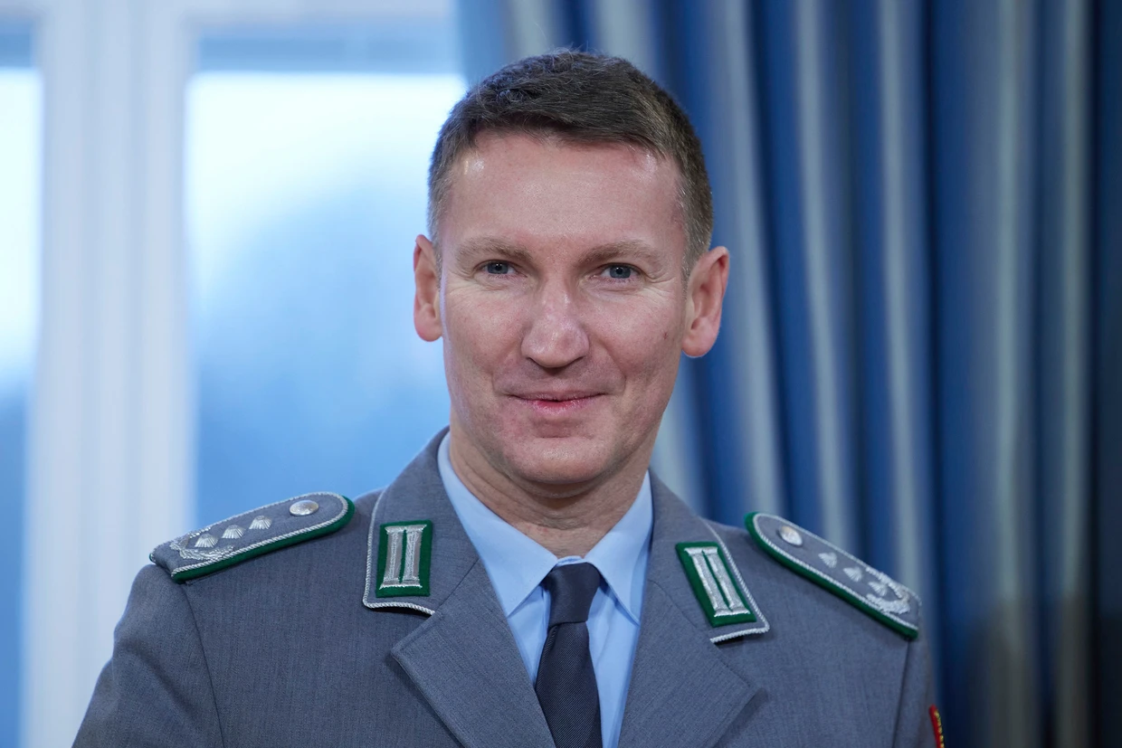 Vernichtendes Urteil: Patrick Sensburg, der langjährige Präsident des Verbandes der Reservisten der Deutschen Bundeswehr, beim Neujahrsempfang im Schloss Bellevue.