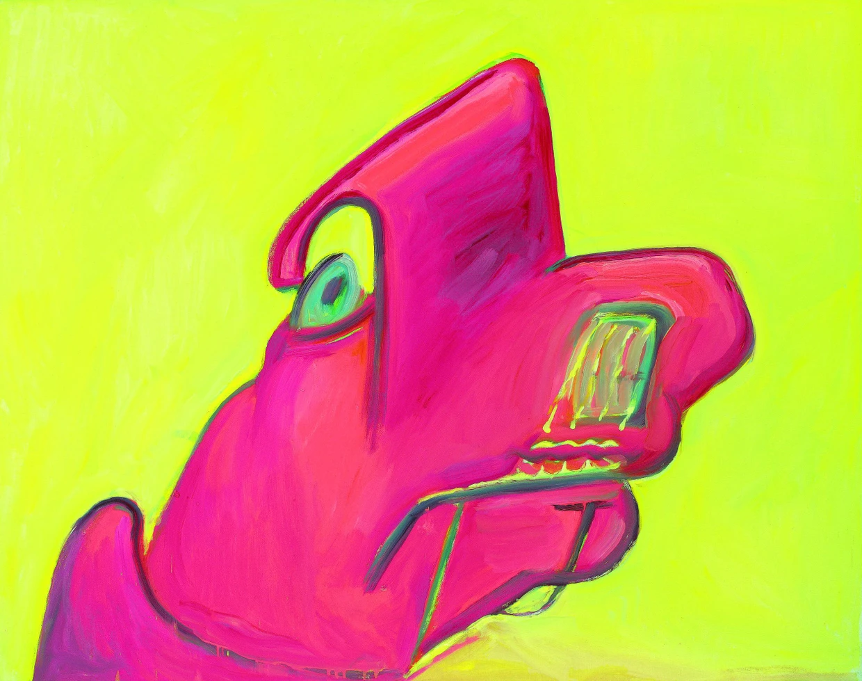 Bei Zetter (Wien): Maria Lassning, „Augapfel“, 2010, Acryl auf Leinwand, 100 mal 127 Zentimeter, 460.000 Euro