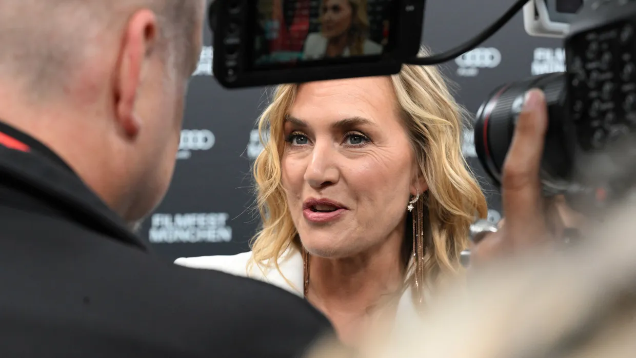 Was war das noch für ein Preis? Kate Winslet auf dem Filmfest München.