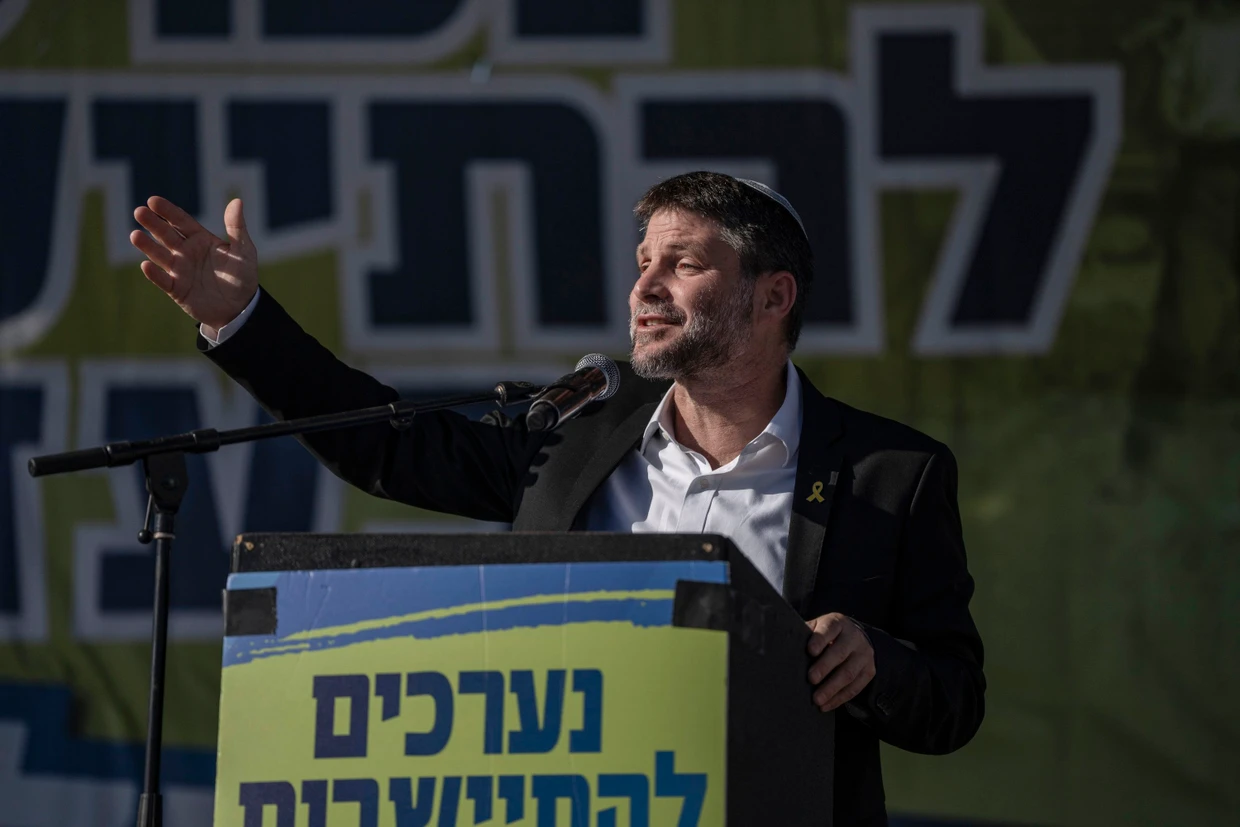 Der israelische Finanzminister Bezalel Smotrich im Oktober 2024