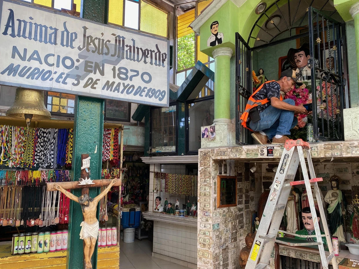 Auch er ist nicht alt geworden: Jesús Malverde starb 1909.