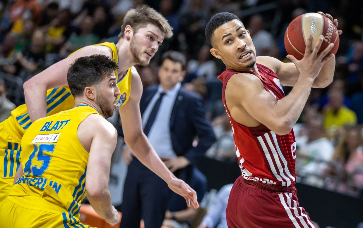 Vor dem (Doping-)fall: Jason George im Trikot von Bayern München