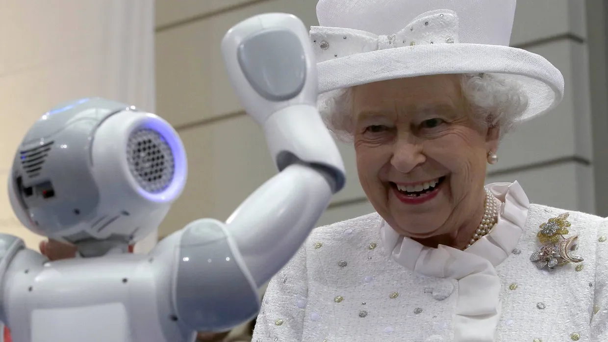 Winken wie die Queen: Roboter in der Technischen Universität Berlin