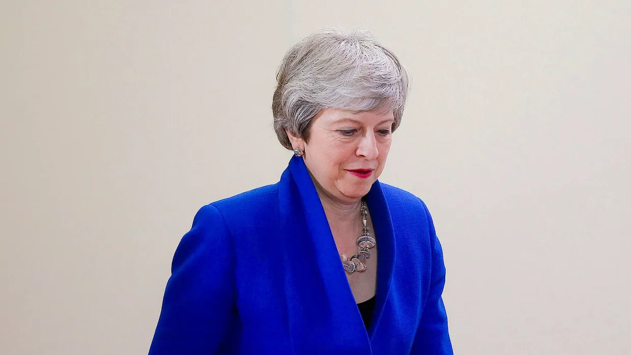 Die britische Premierministerin am Mittwoch in Brüssel