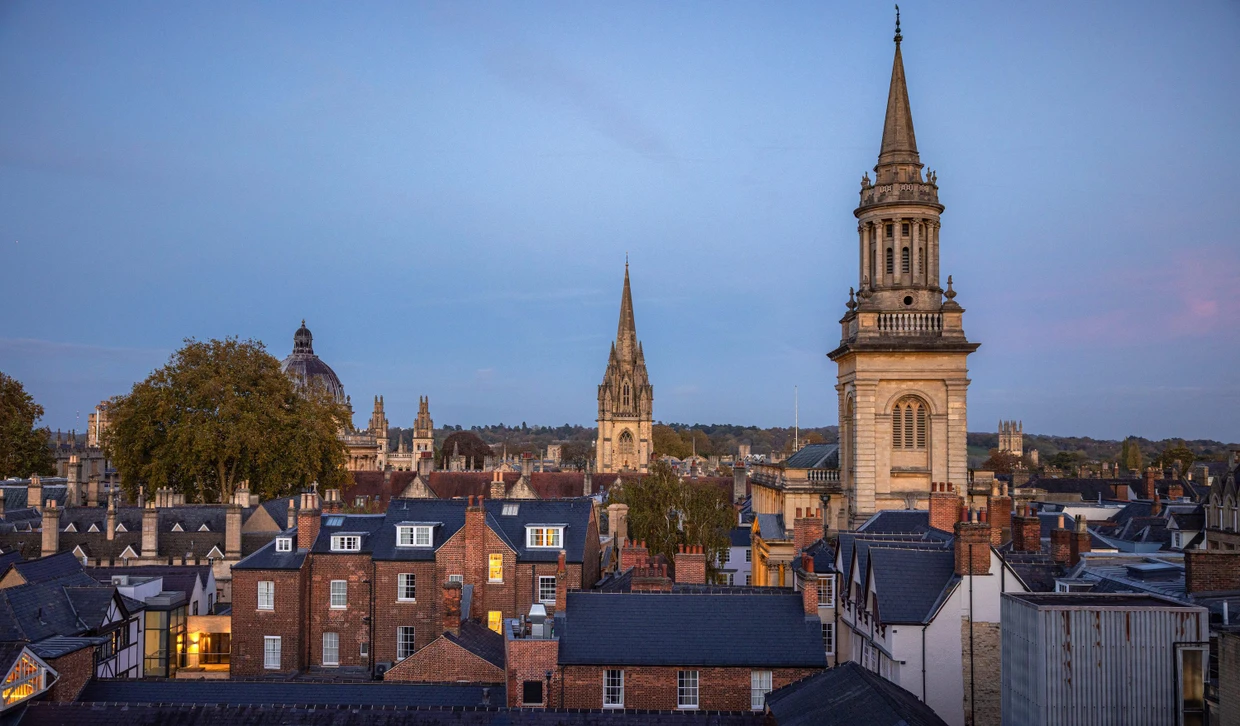 Oxford in der dunklen Jahreszeit