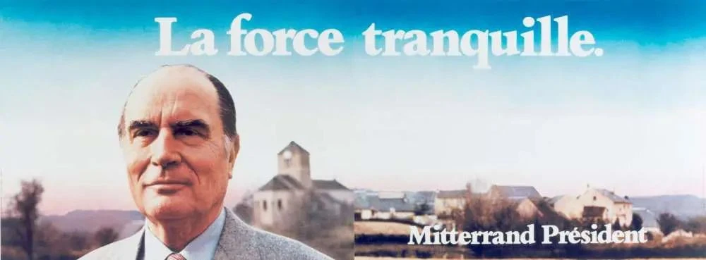Sozialistische Glockenturnpolitik: Wahlplakat François Mitterrands von 1981