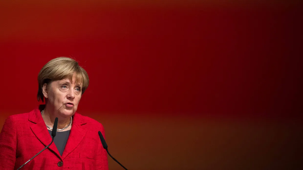 Angela Merkel (CDU) auf den Medientagen in München