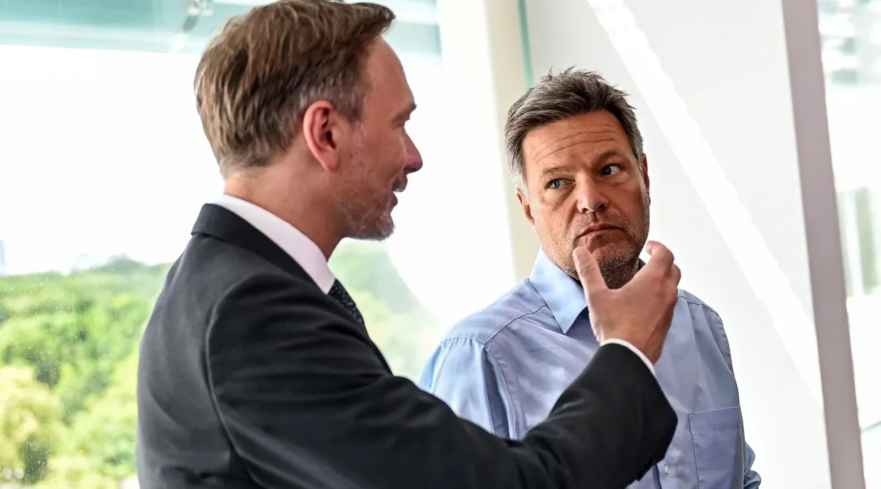 Selten einer Meinung: Finanzminister Lindner und Wirtschaftsminister Habeck