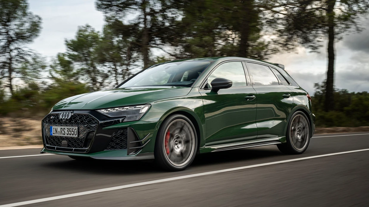 Ihre Tage sind gezählt: Audi RS 3 mit Fünfzylinder.