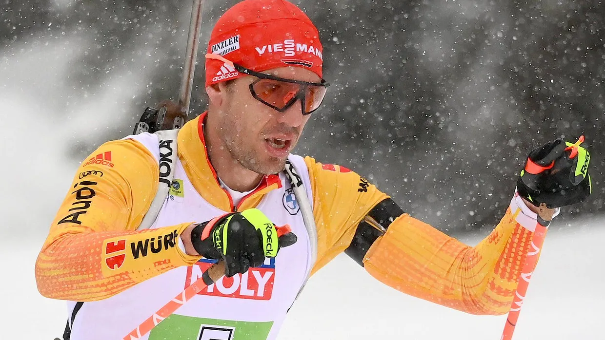 Hat den Ruhestand noch nicht vor Augen: Arnd Peiffer bei der Biathlon-WM in Slowenien.