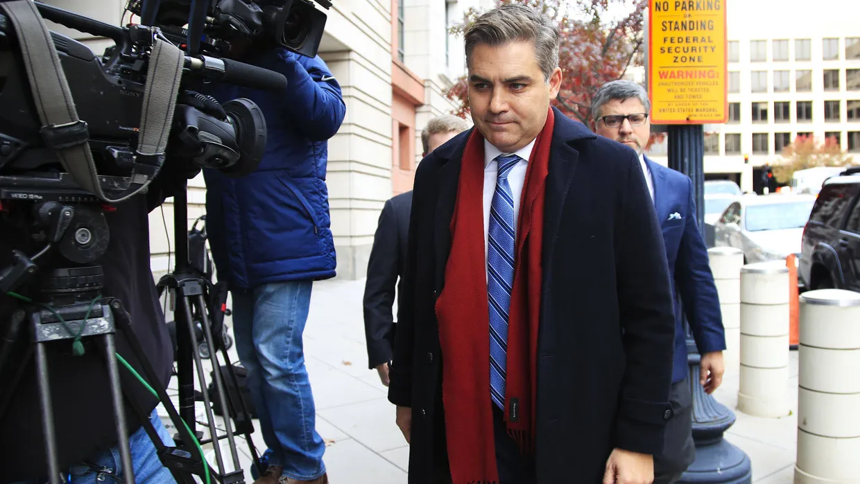 Ungewohntes Bild für Jim Acosta: Seit seiner Auseinandersetzung mit dem Präsidenten wird nicht mehr von ihm berichtet, sondern über ihn.