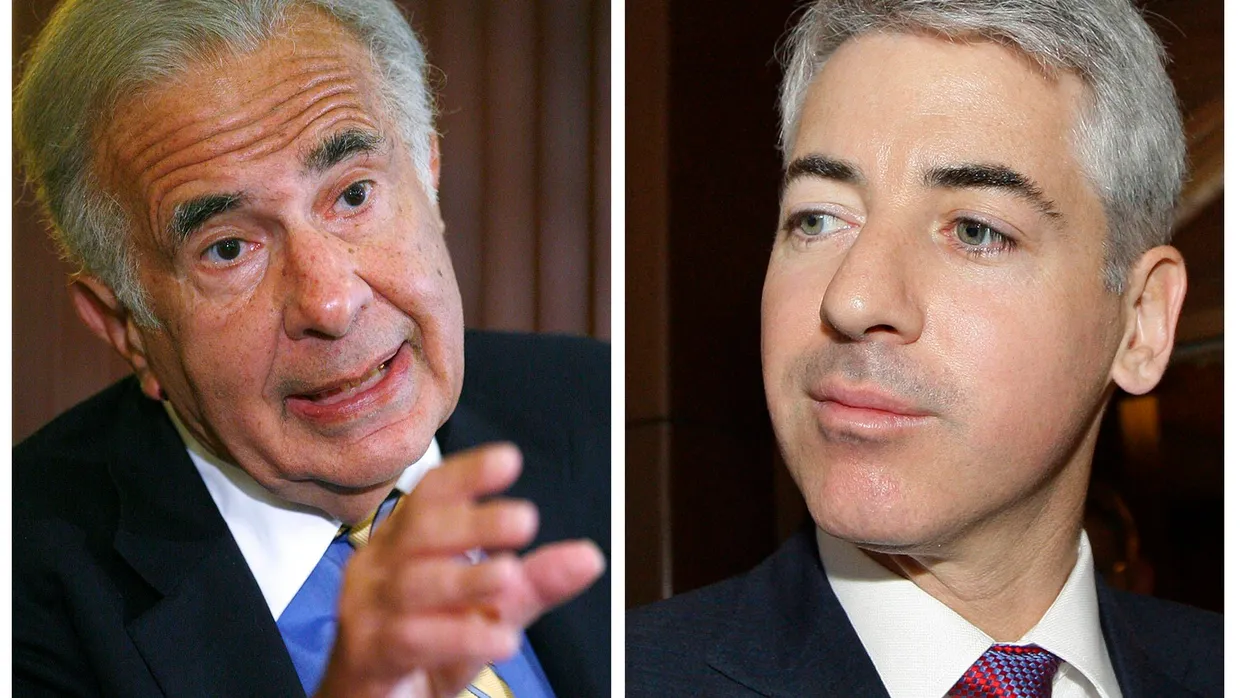 Carl Icahn (links) und William Ackman