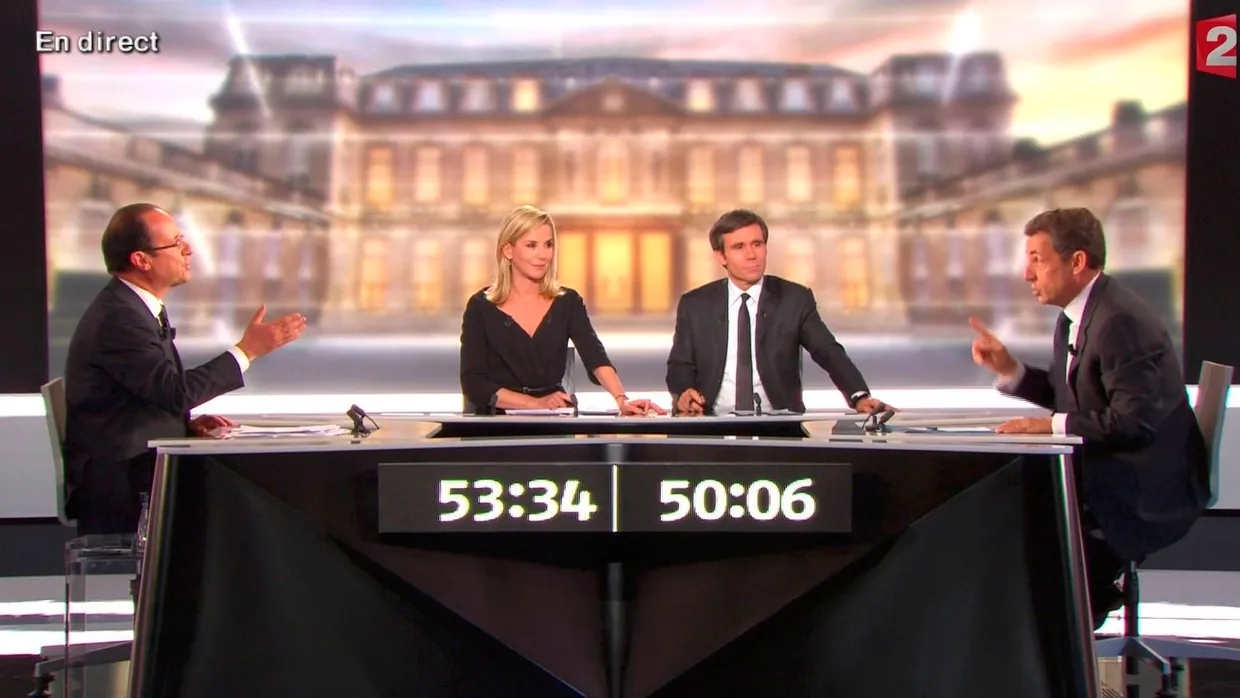 Harter Schlagabtausch: Hollande und Sarkozy